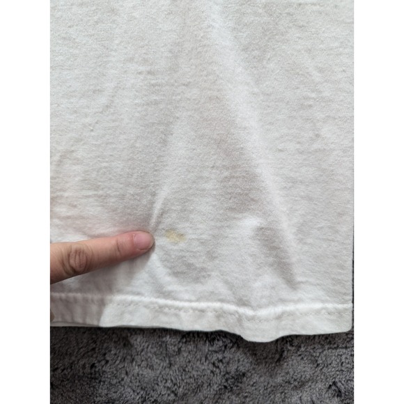 Vintage Delta Pro Weight Short Sleeve T Shirt Men's Size XL White Made In USA - Picture 5 of 10